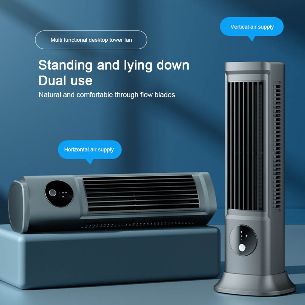 Mini Wind Turbine Vertical - Ventilateur tour Portable, refroidissement Vertical et