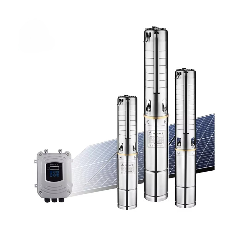 Solar Water Pump - Pompe à eau solaire submersible verticale