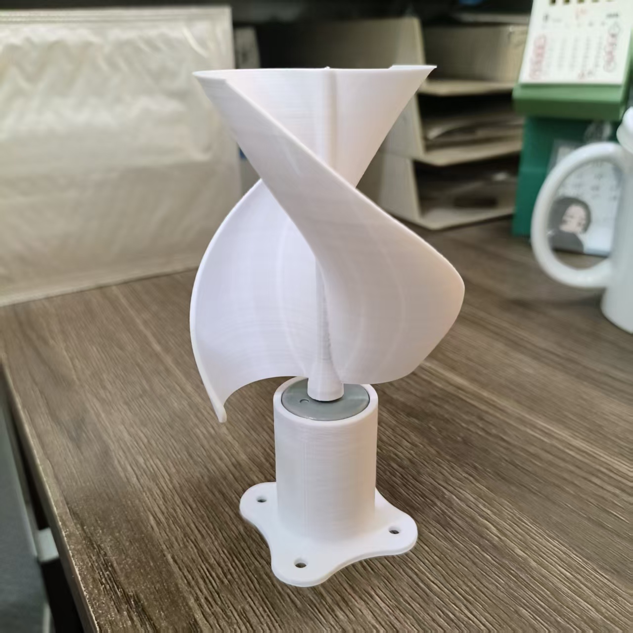 Mini Wind Turbine Vertical - Modèle d'éolienne verticale miniature, générateur alternatif