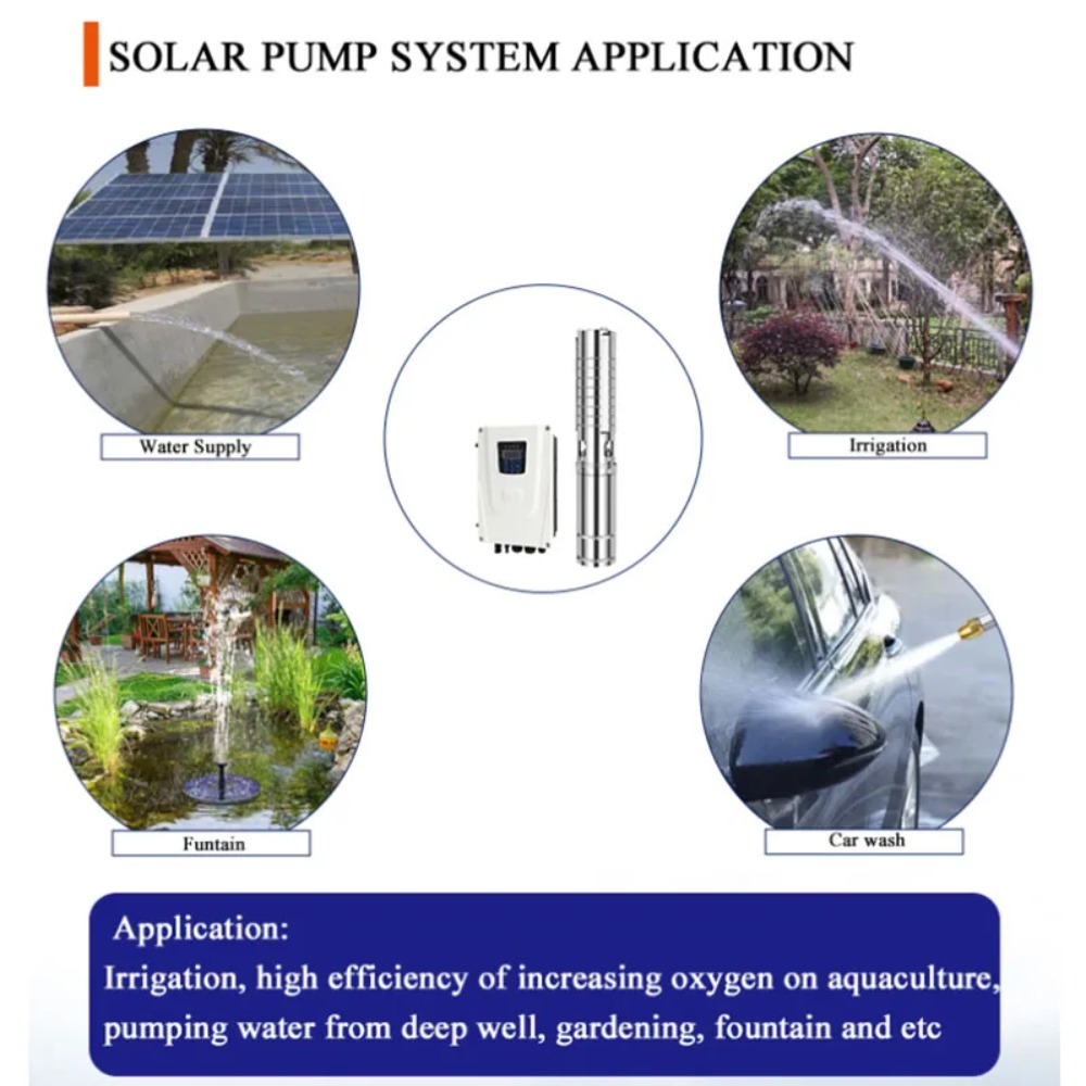 Pompe solaire submersible pour - Solar Water Pump avis et prix