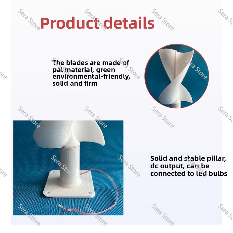 Modèle d'éolienne à axe vertic - Mini Wind Turbine Vertical avis et prix